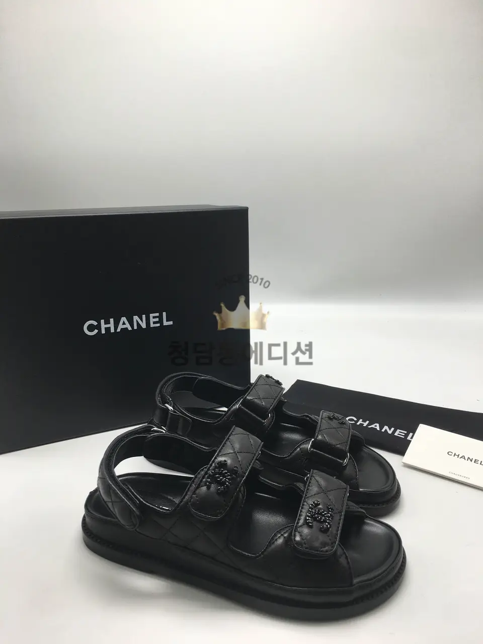 샤넬 벨크로 샌들