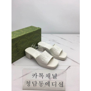 구찌 러버슬라이드 샌들