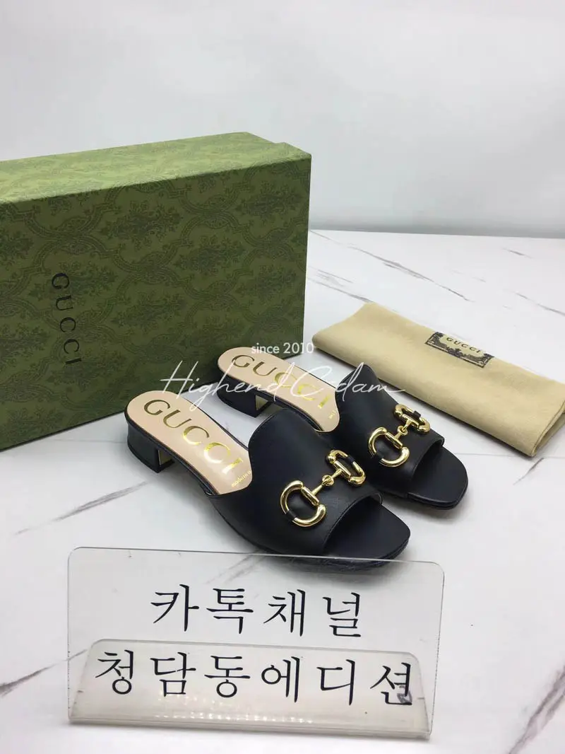 구찌 홀스빗 슬라이드 슬리퍼(2.5cm/7.5cm)