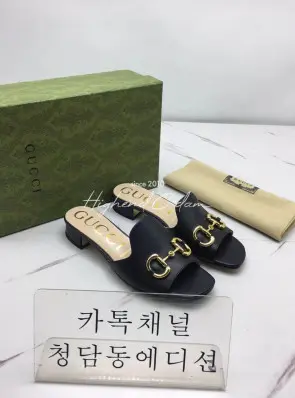 구찌 홀스빗 슬라이드 슬리퍼(2.5cm/7.5cm)