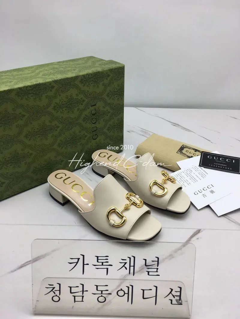 구찌 홀스빗 슬라이드 슬리퍼 (2.5cm/7.5cm)