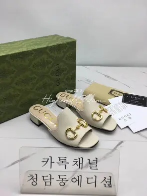 구찌 홀스빗 슬라이드 슬리퍼 (2.5cm/7.5cm)