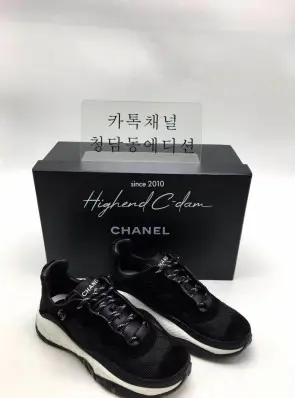 샤넬 믹스드파이버 스니커즈 21FW 블랙