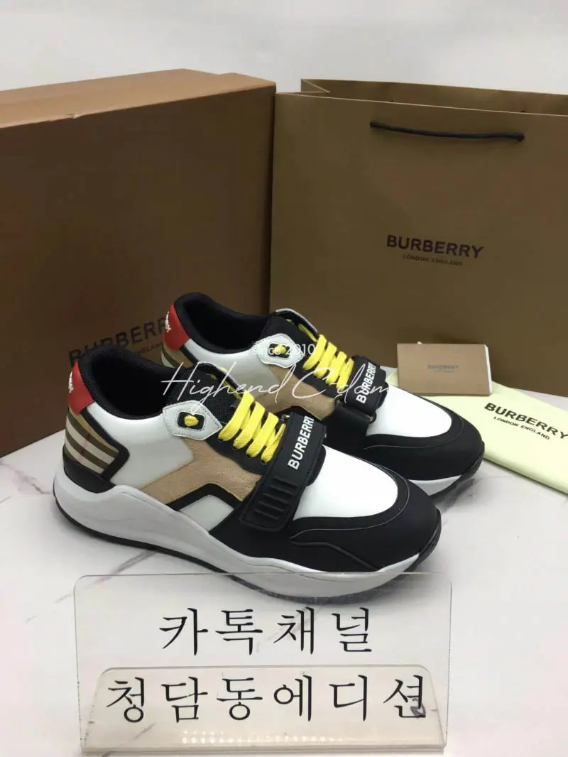 버버리 벨크로 스니커즈 (남성용)