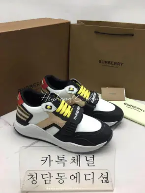 버버리 벨크로 스니커즈 (남성용)