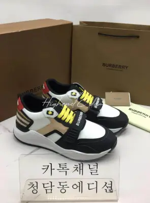 버버리 벨크로 스니커즈 (남성용)