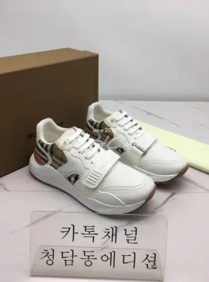 버버리 벨크로 스니커즈 (남성용)