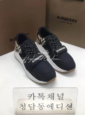 버버리 벨크로 스니커즈 (남성용)