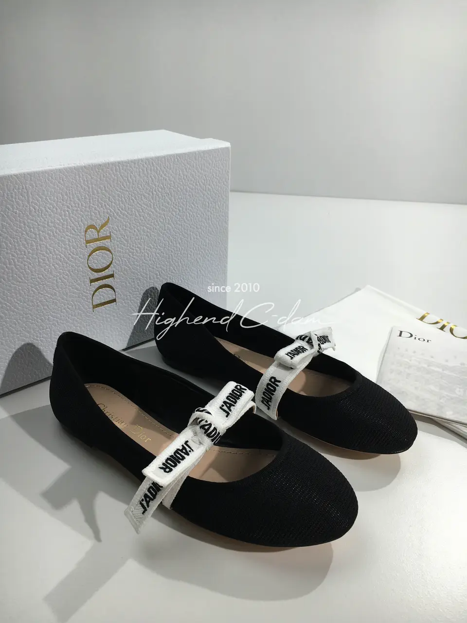 디올 J`a dior 발레리나 플랫슈즈