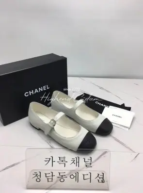 샤넬 메리제인 플랫슈즈