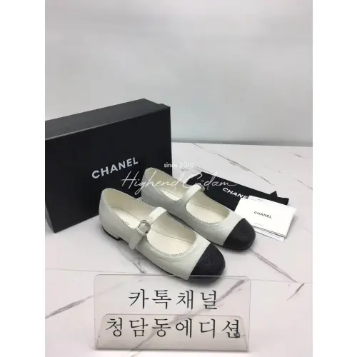 샤넬 메리제인 플랫슈즈