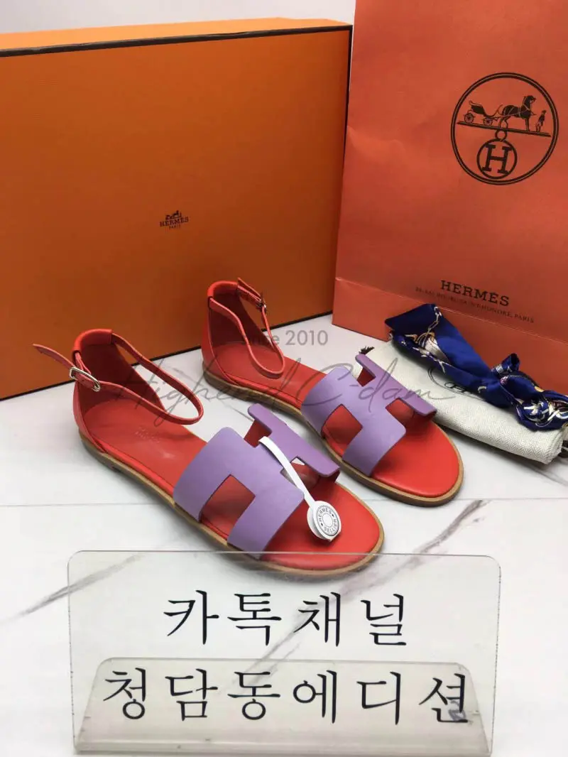 에르메스 산토리니 스위프트 샌들