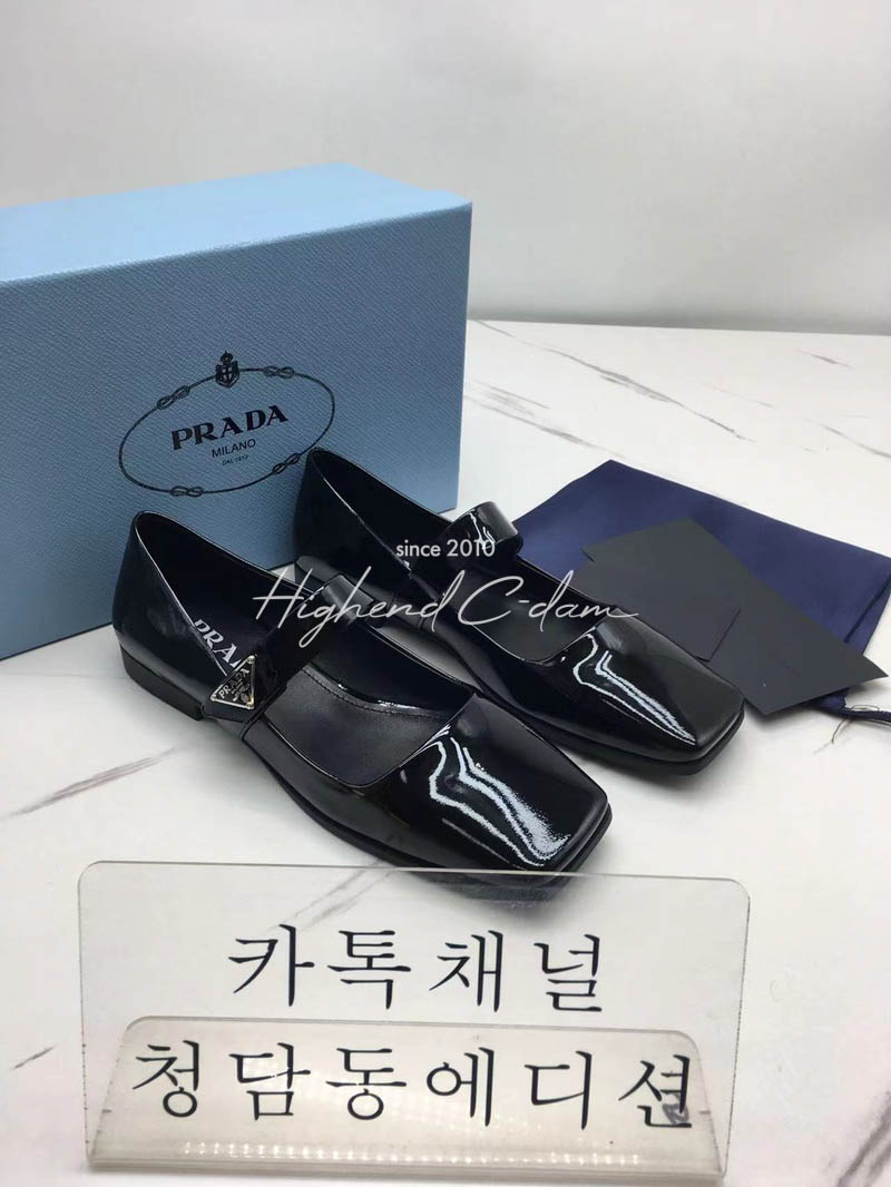 프라다 21ss 샌들 싱글 플랫슈즈