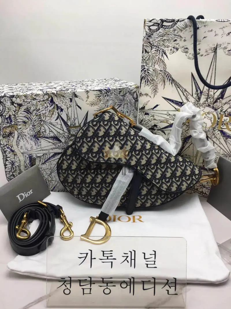 [정품동일가죽] 디올 새들백 스몰 최고퀄