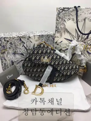 [정품동일가죽] 디올 새들백 스몰 최고퀄