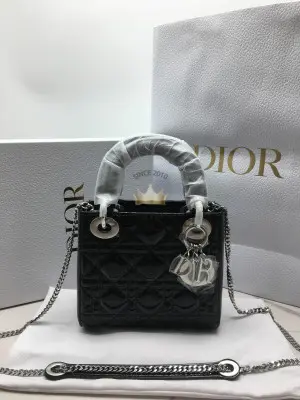 디올 레이디백 17cm (금장/은장) [정품동일가죽 최고퀄]