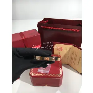 까르띠에 러브 팔찌 잠금장치 구형 6.1mm 클래식 (컬러 옐로우골드, 화이트골드, 로즈골드) (V-gold소재)