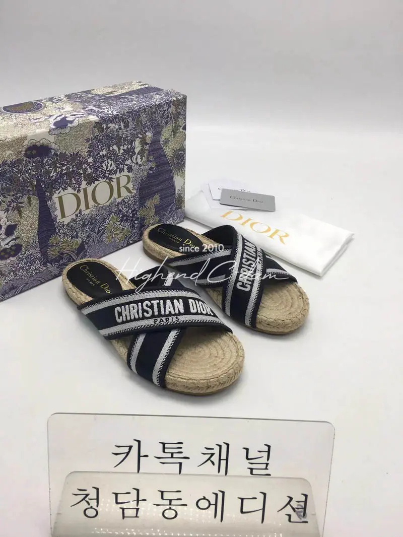 디올 에스파듀 슬리퍼