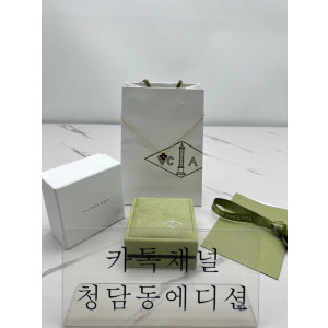 반클리프 알함브라 목걸이 (줄컬러 로즈골드) (V-gold소재)