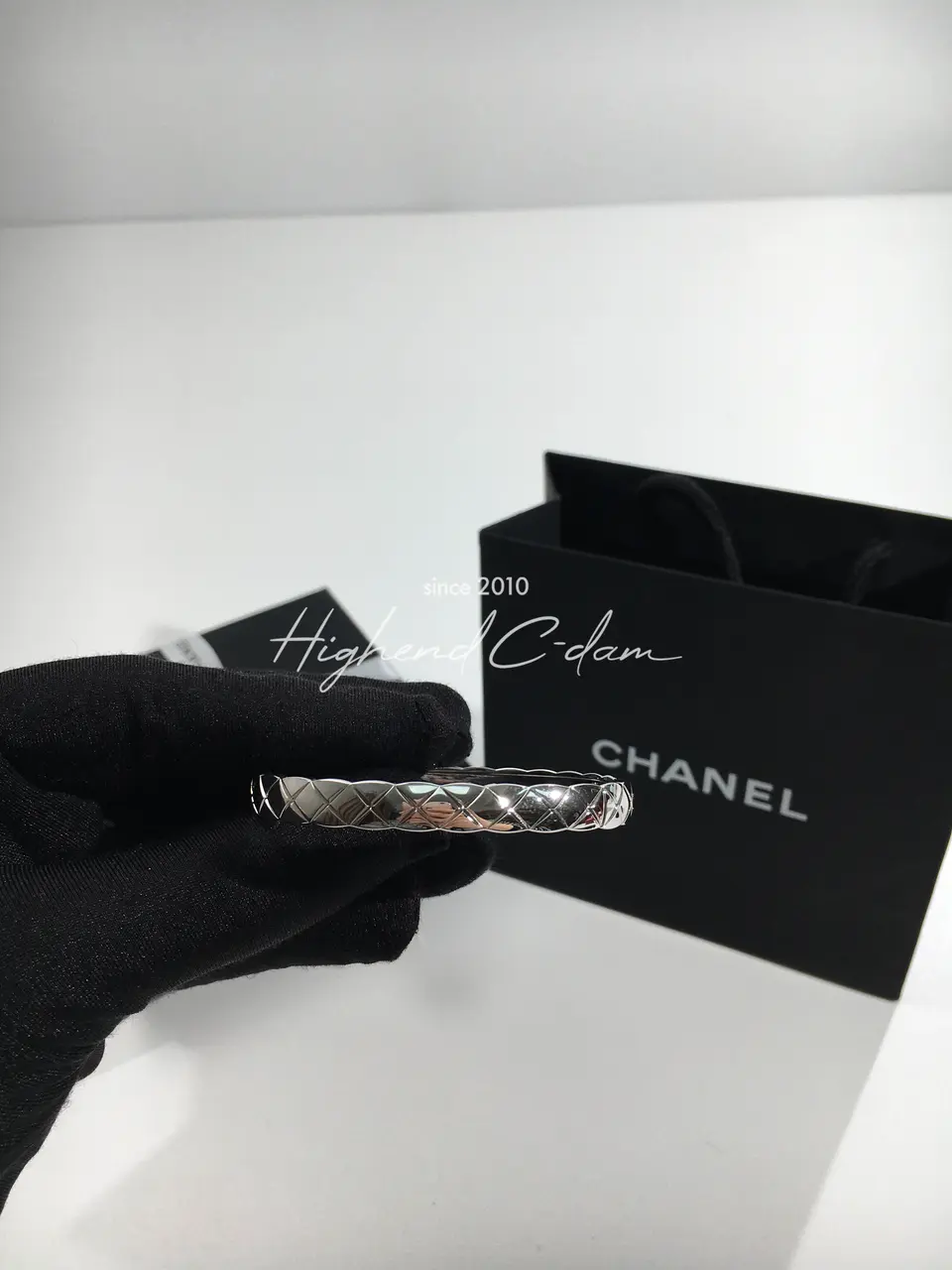 샤넬 코코 크러쉬 팔찌 17CM (컬러 옐로우골드, 화이트골드)