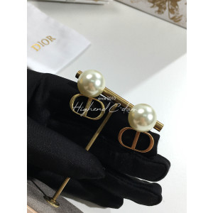 디올 dior cd 펄 귀걸이