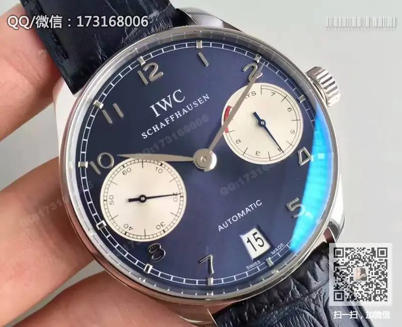 IWC 포르투갈 시리즈 블루판 IW500112