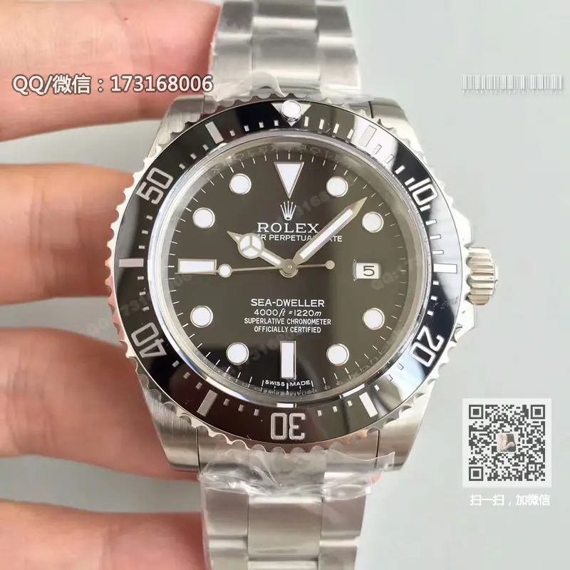 로렉스 시드웰러 딥시블랙 116660
