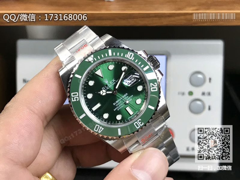 로렉스 서브마리너그린 116610