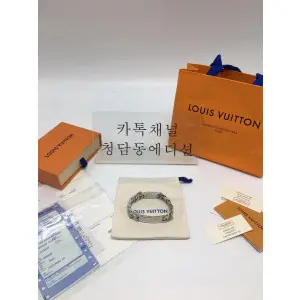 루이비통 모노그램 체인 남성용 팔찌