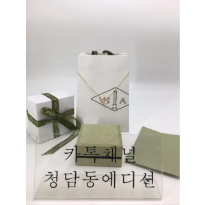 반클리프 vcl 버터플라이 목걸이 (줄컬러 옐로우골드)