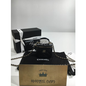 샤넬 미니 베니티 케이스백 램스킨 (컬러 샴페인골드)