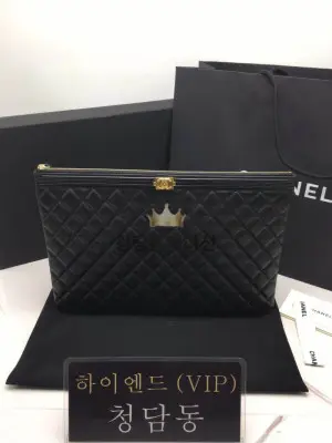 샤넬 보이 램스킨 클러치 33cm (하이엔드급)