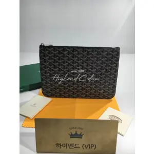 고야드 세나 클러치 MM /GM (컬러 블랙)