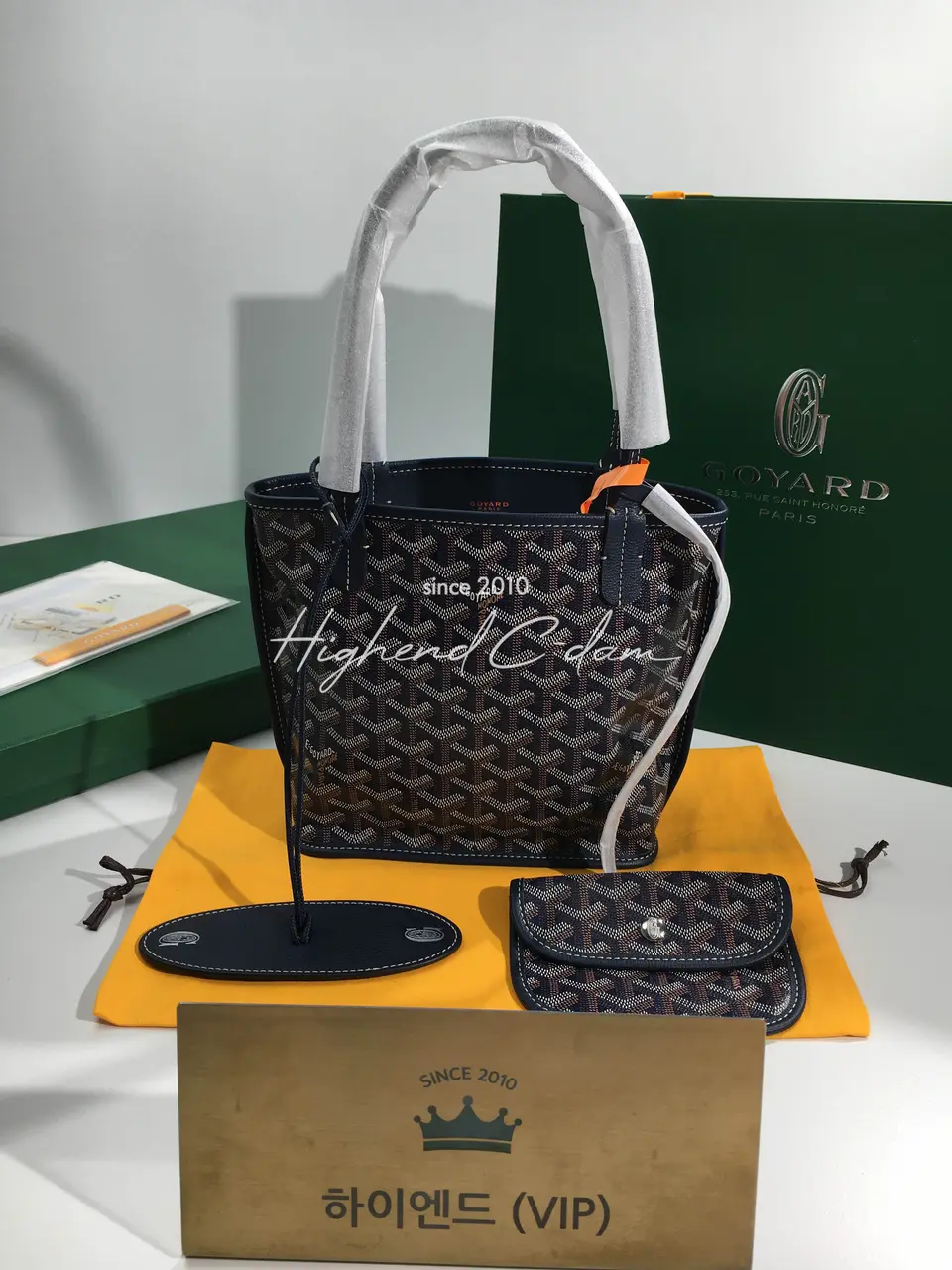 고야드 미니 앙주백 20cm (컬러 네이비)