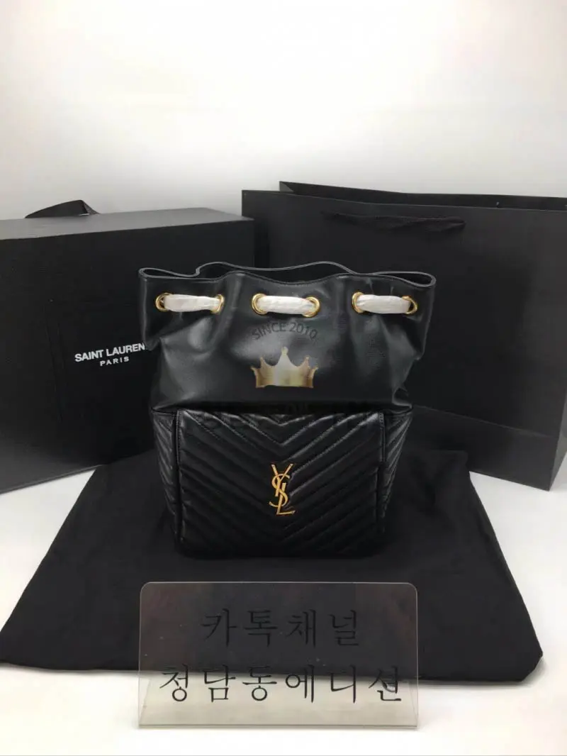 생로랑 라메 백팩 품672609 (ZP동일 가죽)