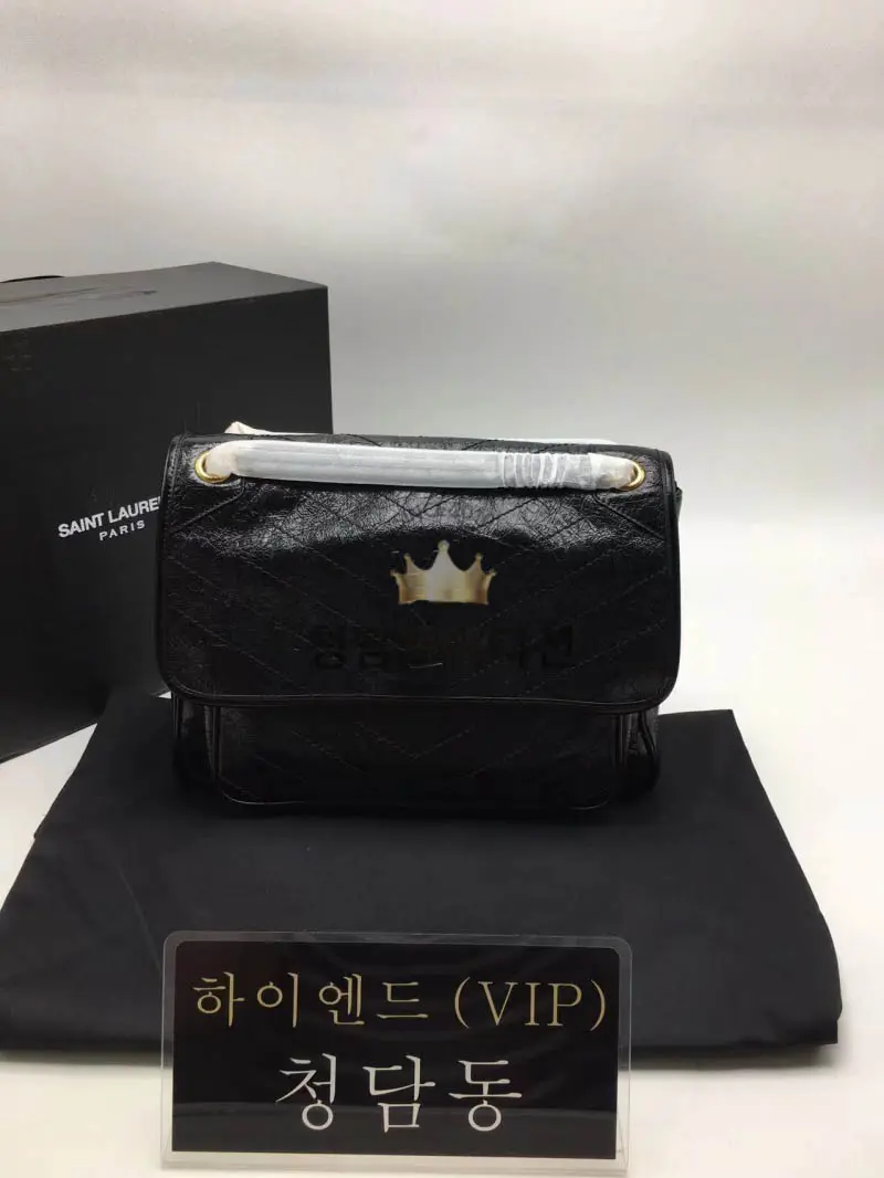 생로랑 니키백 미디움 633158 (체인 골드) (하이엔드급)