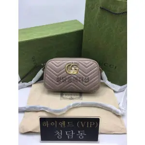 구찌 마몬트 마틀라세 숄더백 스몰 447632 / 24CM