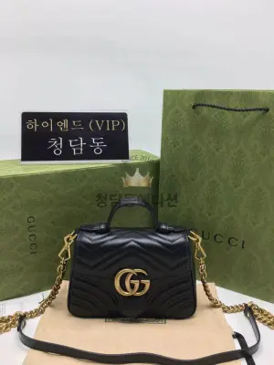 구찌 마몬트 미니 탑핸들 숄더백 547260