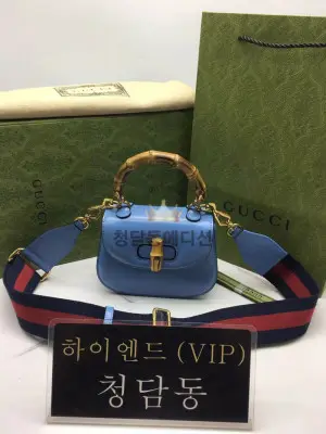 구찌 뱀부 미니 탑핸들백 686864