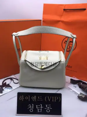 에르메스 린디26 금장 / 은장 올수공 (컬러 끄레)