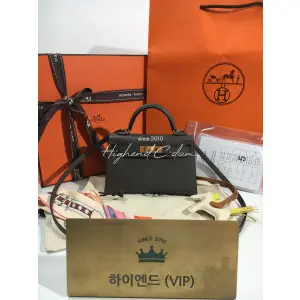 에르메스 미니 켈리백 2세대 올수공 (컬러 에땅)