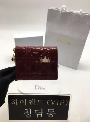 디올 까나쥬 페이던트 반지갑