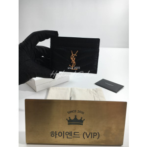 생로랑 모노그램 퀼팅 카드홀더 423291