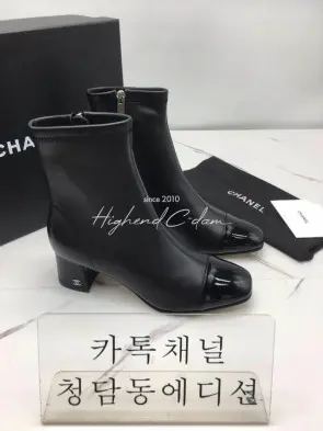 샤넬 앵클부츠힐 (3COLOR)