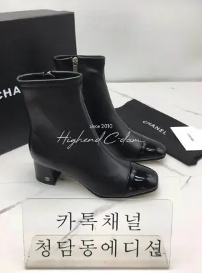 샤넬 앵클부츠힐 (3COLOR)
