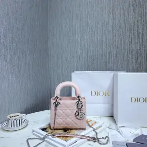 디올 레이디백 17cm (버클색상 금장)