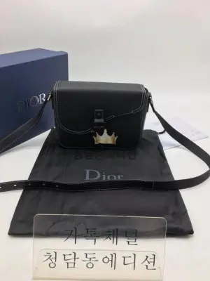 디올 CD 새들 메신저백
