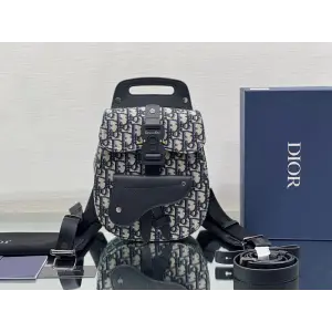 디올 CD 오블리크 갤롭 백팩