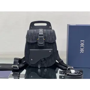 디올 CD 오블리크 갤롭 백팩