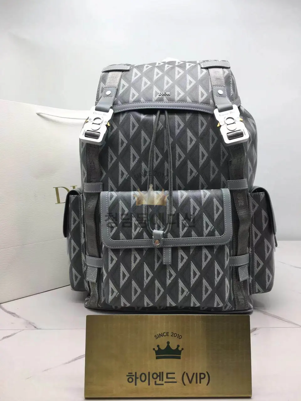 디올 다이아몬드 CD 백팩